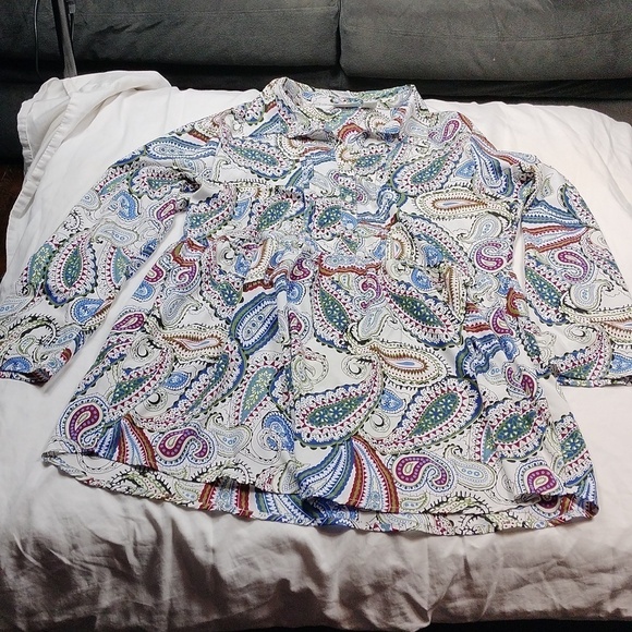 Collections Etc women's large sized long tunic - Picture 1 of 13